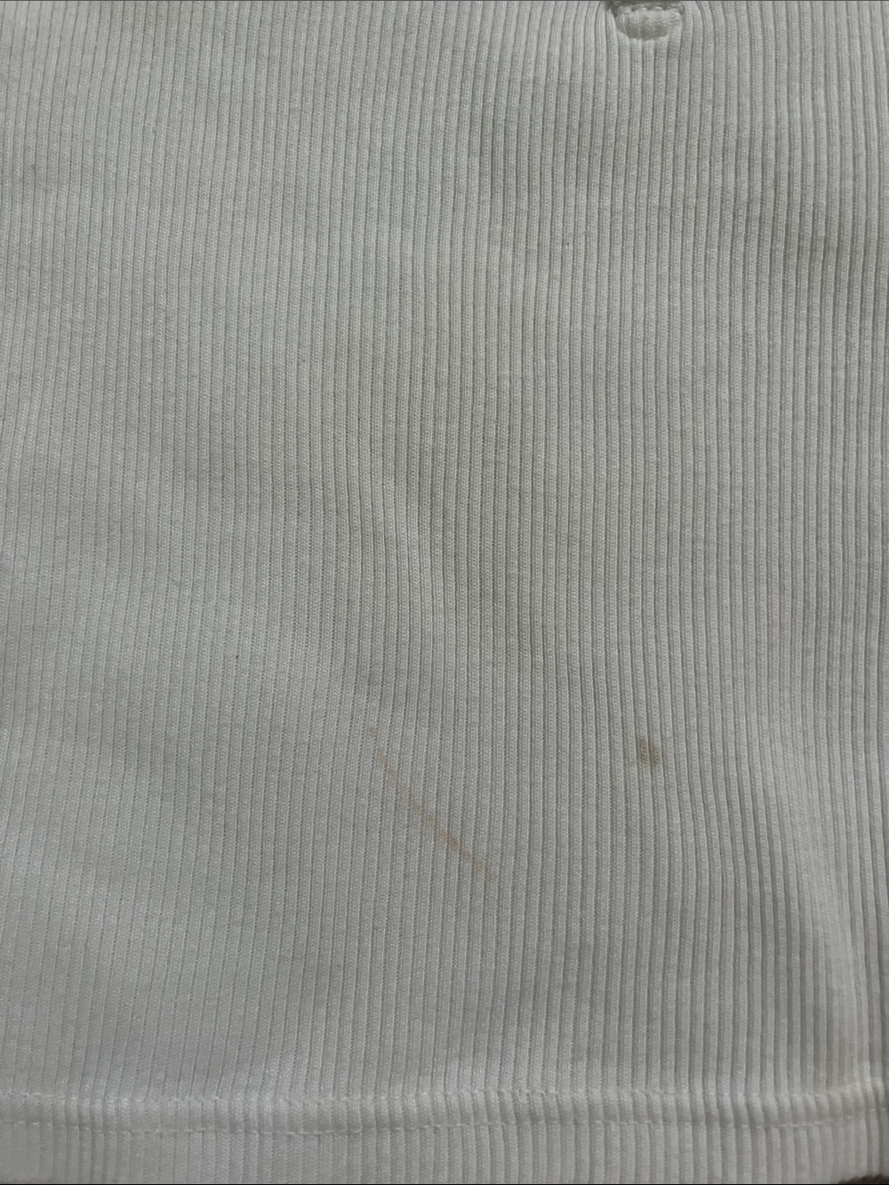 Brandy Melville White Lace-Trim Ribbed Cami - Picture 4 of 4